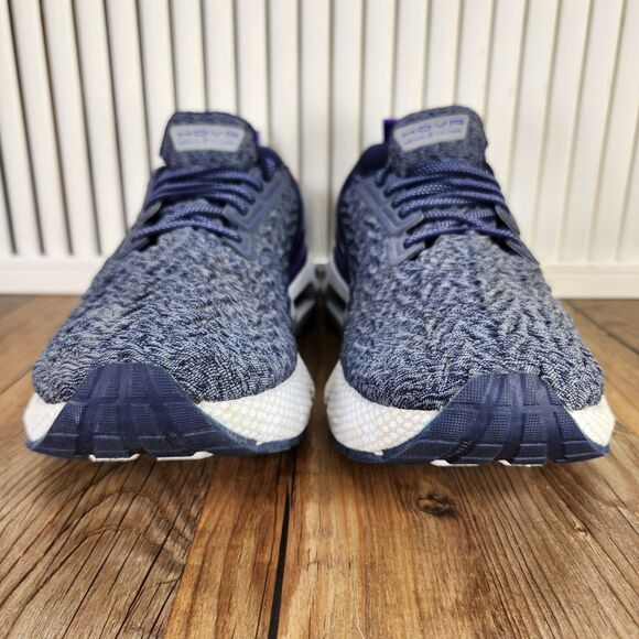 Under Armour HOVR Mega 2 Clone Womens 11 Midnight Navy Purple Zest Running Shoes - Picture 2 of 9